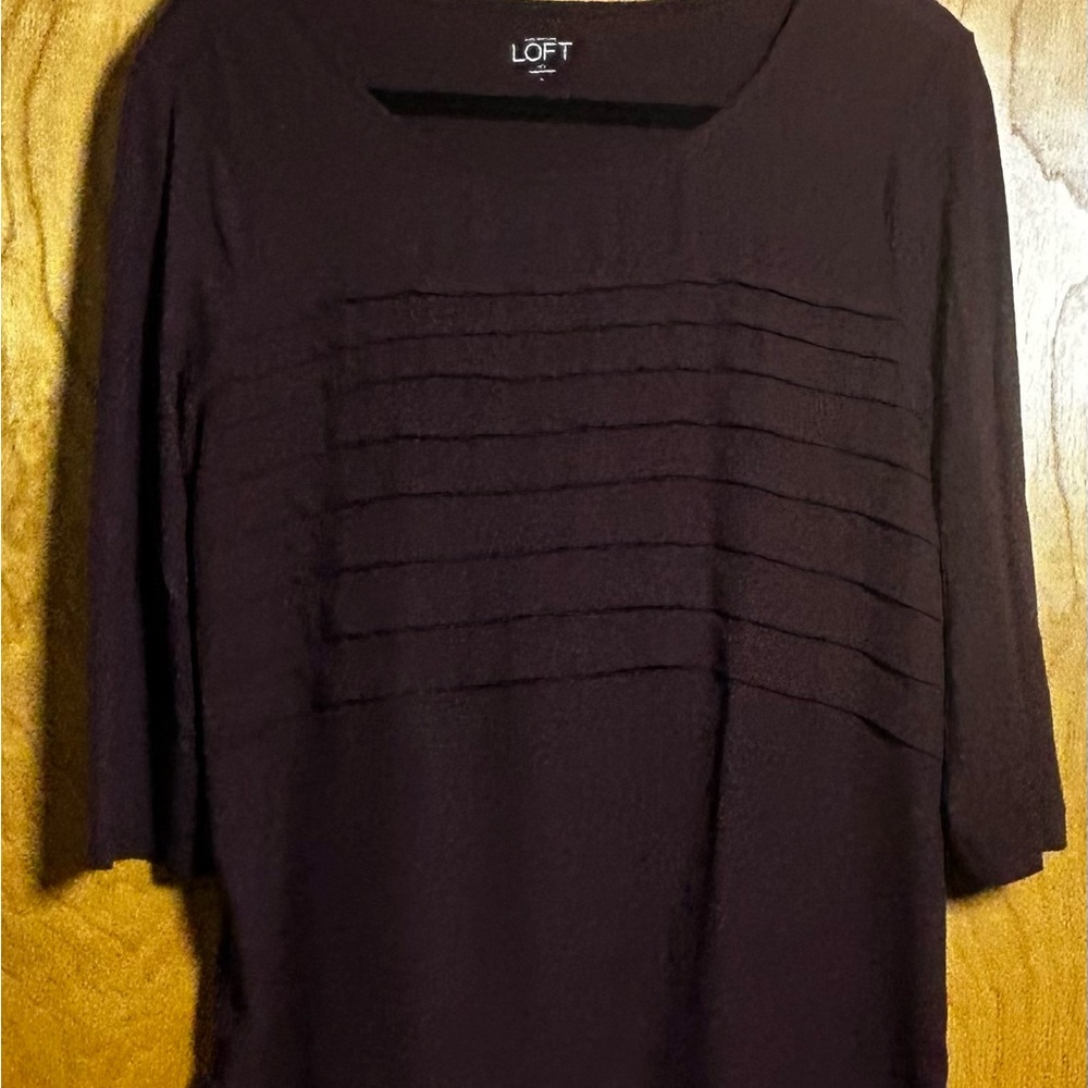 LOFT Women's Burgundy Top